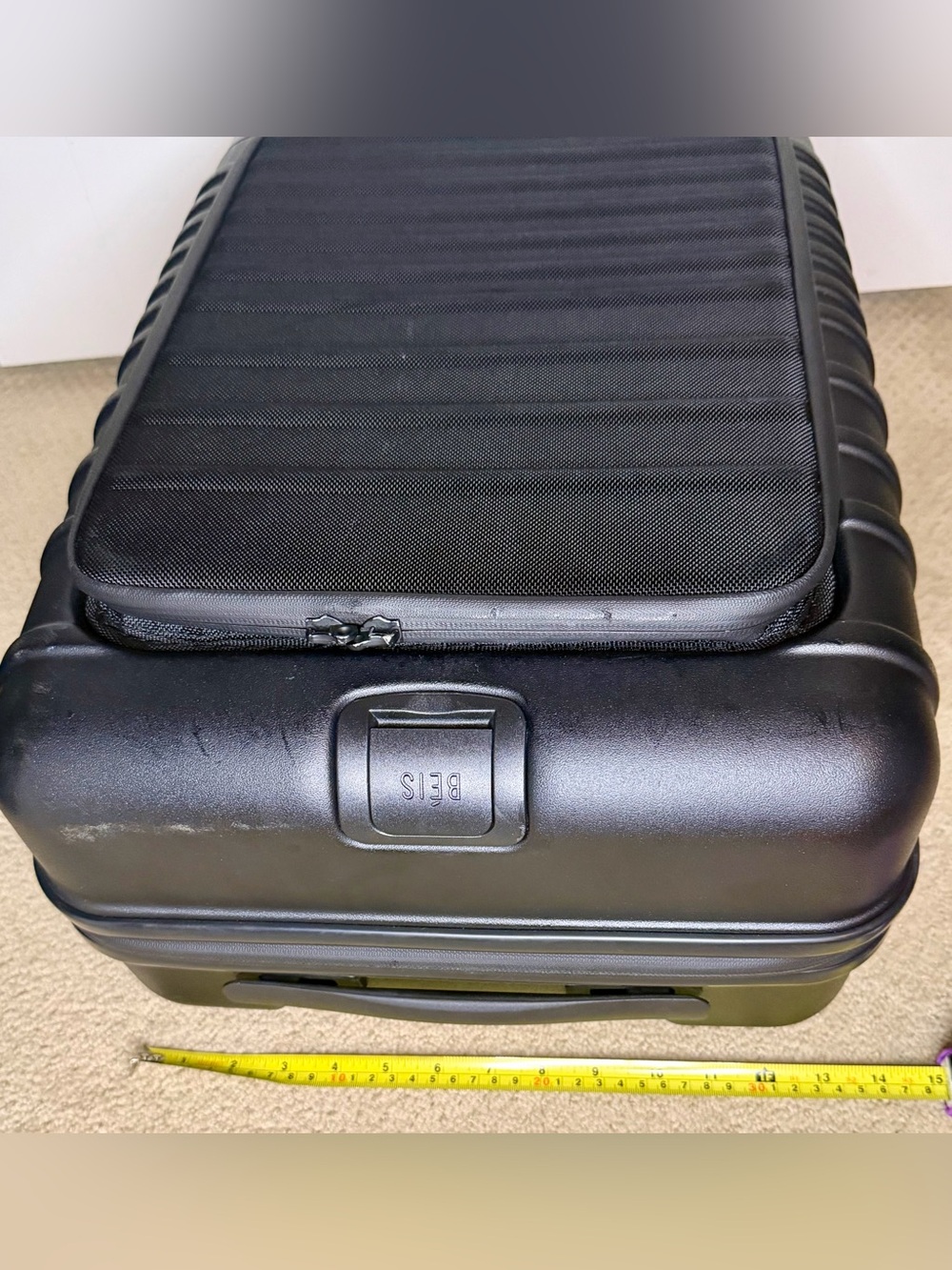 BEIS Black Small Carry-On Spinner Suitcase - Picture 14 of 15